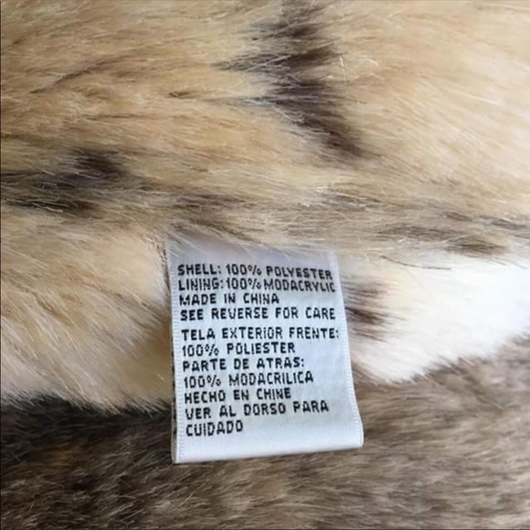 Talbots faux leopard and suede coat S - Picture 5 of 5